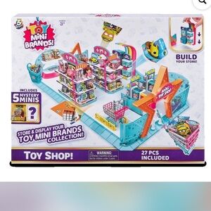 Mini brands Toy Shop Playset - Blue & Orange